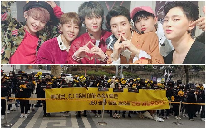 Biểu tình đòi công bằng cho thần tượng: Gần 10 năm rồi Kpop mới thấy cảnh này