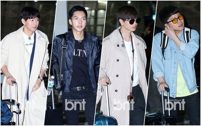 Lee Seung Gi, Yook Sung Jae có mặt tại sân bay Hàn, chuẩn bị đến Việt Nam