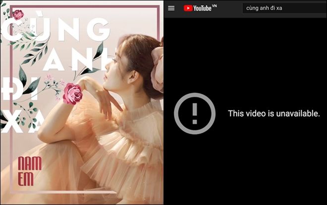 Hậu ồn ào tình cảm, MV của Nam Em bất ngờ 'bốc hơi' khỏi Youtube