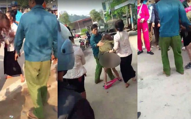 Quan hệ với người đàn ông đã có vợ, cô gái bị đánh ghen giữa chốn đông người