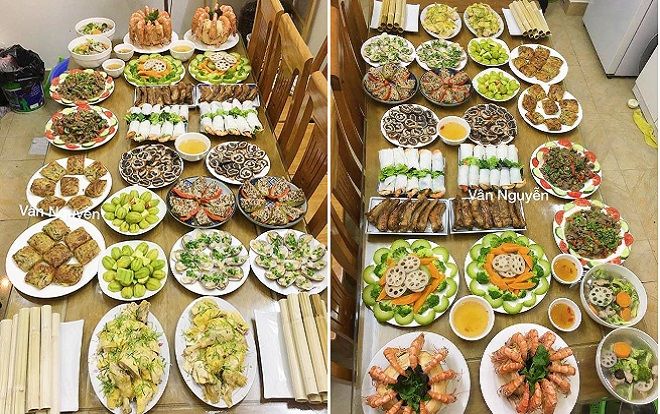 4 tiếng làm 2 mâm cơm đãi 20 khách, 8x khiến bố mẹ tưởng đặt cơm nhà hàng hạng sang