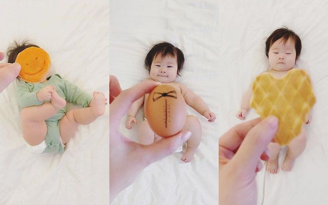 Chẳng cần phải đến studio đắt tiền, bố mẹ hoàn toàn có thể chụp cho bé bộ ảnh 'để đời' với giá vài nghìn đồng