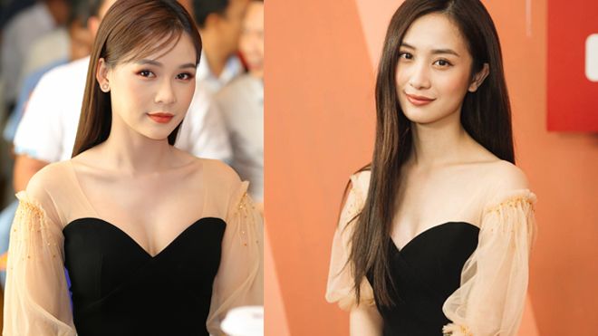 Trong khi Nam Em đang bận kể lể chuyện tình cảm, Sam đã ung dung mặc váy đụng hàng đi sự kiện