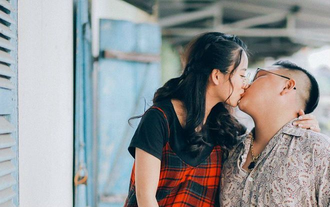 Xuýt xoa trước bộ ảnh cưới đẹp ngất ngây của chàng mập và nàng 'minhon'