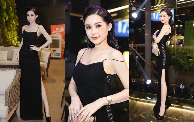 Hoa hậu Ngân Anh khoe sắc 'nóng bỏng' với váy áo xẻ lườn trở thành tâm điểm sự kiện