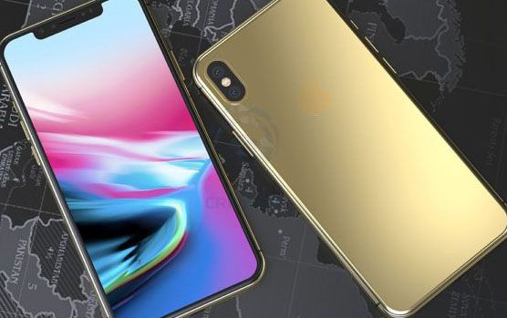 Cận cảnh iPhone X+ tuyệt đẹp, có phiên bản vàng đồng ấn tượng