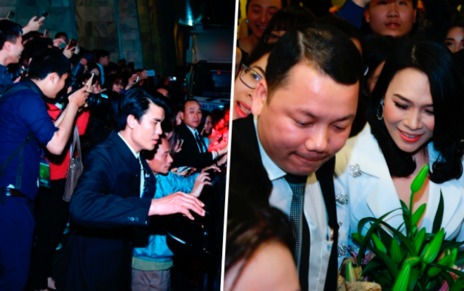 Fan vây kín xe, hò reo ăn mừng chiến thắng của Mỹ Tâm tại Cống Hiến 2018