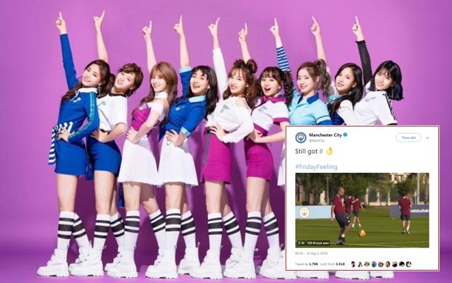 TWICE bất ngờ lộ ca khúc mới qua… đội bóng Manchester City