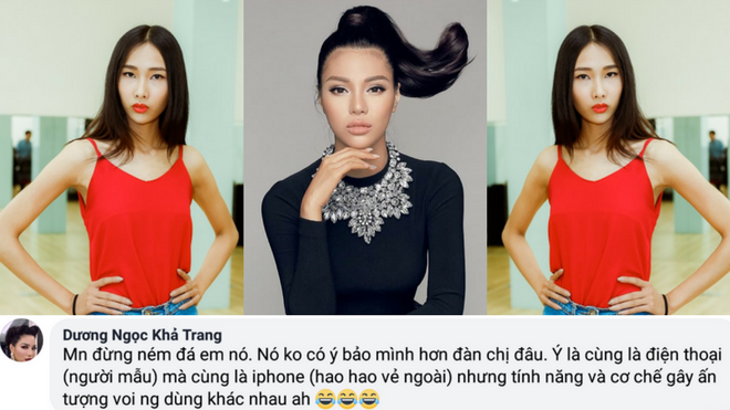 Khả Trang bênh vực thí sinh Siêu mẫu VN bị 'ném đá' vì so sánh bản thân 'cao giá' hơn Hoàng Thùy