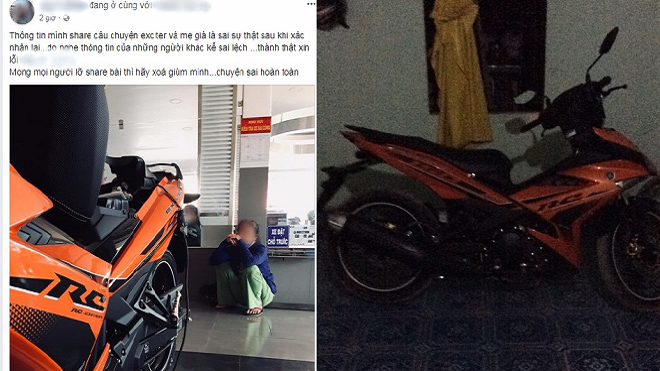 Sự thật câu chuyện 'Mẹ già vay tiền mua xe Exciter cho con trai': Chủ xe đã lên tiếng đính chính