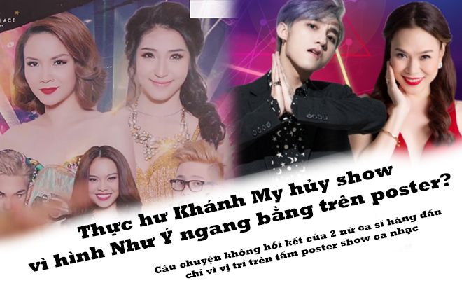 'Lật mặt showbiz' ám chỉ nghi vấn Mỹ Tâm từng huỷ show vì Sơn Tùng là nhân vật trung tâm của poster?