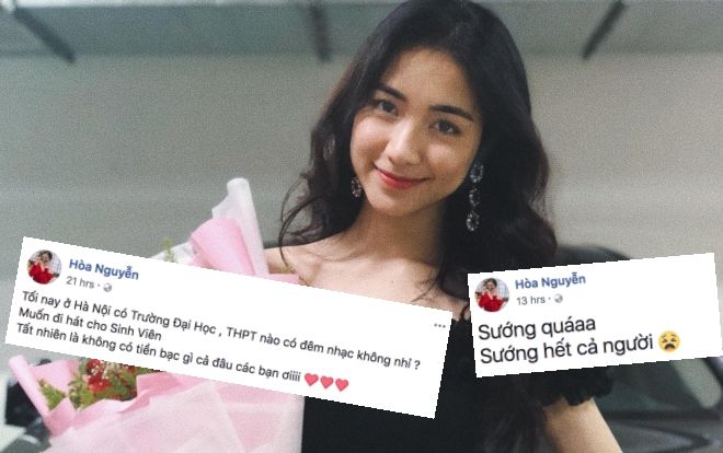 Xin hát free cho sinh viên, sao nhiệt tình nhất Vpop chỉ có thể là Hoà Minzy!