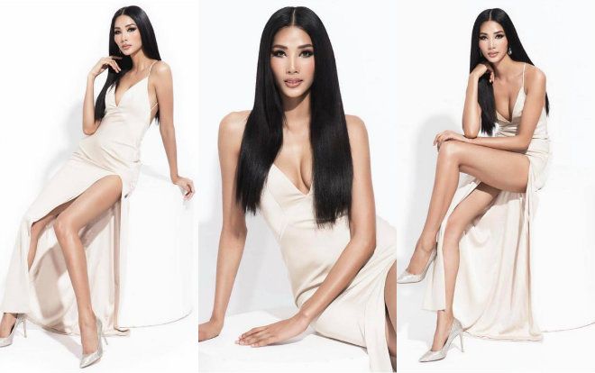 Ơn trời! Cuối cùng Hoàng Thùy đã trở lại với 'style nữ thần', khoe thần sắc gợi cảm với đầm xẻ cao