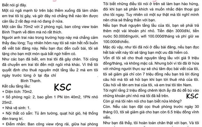 Quảng cáo cho thuê nhà mà mềm mại như một áng thơ, bảo sao khách cứ đến thuê ầm ầm!
