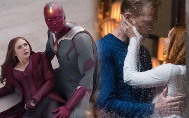 Vision và Scarlet Witch tình chàng ý thiếp mặc mưa gió bão bùng trong 'Avengers: Infinity War'