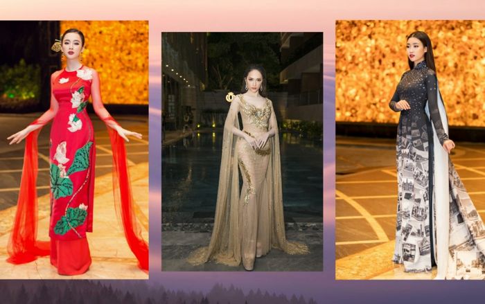 Đỗ Mỹ Linh diện áo dài 10 mét, Hương Giang Idol mặc lại váy cũ vẫn ung dung dẫn đầu top sao đẹp