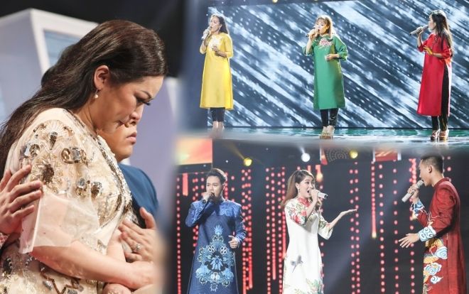 Quang Lê ôm Như Quỳnh, nói lời 'yêu' Hoa hậu Bolero trên sóng truyền hình