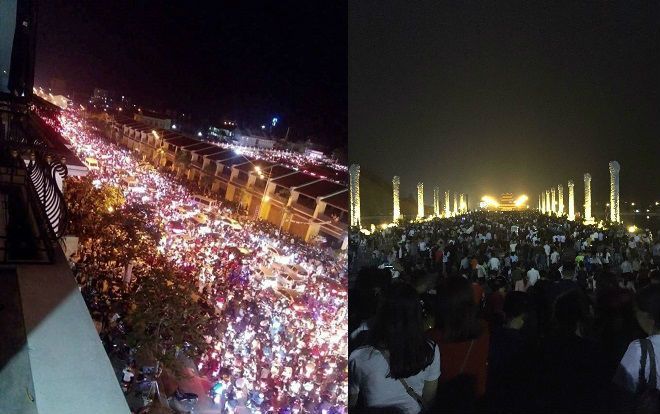 Ùn tắc kinh hoàng, nghìn người chôn chân tại chỗ sau lễ hội hoa đăng ở Tam Đảo