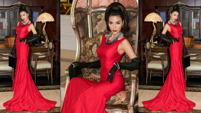 Khả Trang hóa quý tộc kiêu kì ngồi hàng ghế giám khảo chương trình Người mẫu Thời trang VN 2018