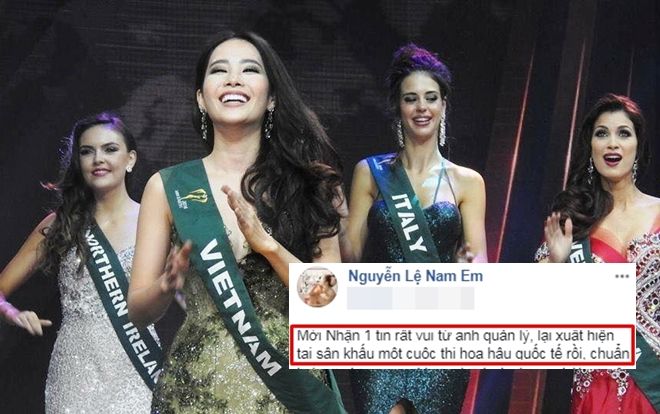 Hậu scandal tình ái, Nam Em tung tin sắp thi hoa hậu quốc tế ngay ngày Cá tháng Tư