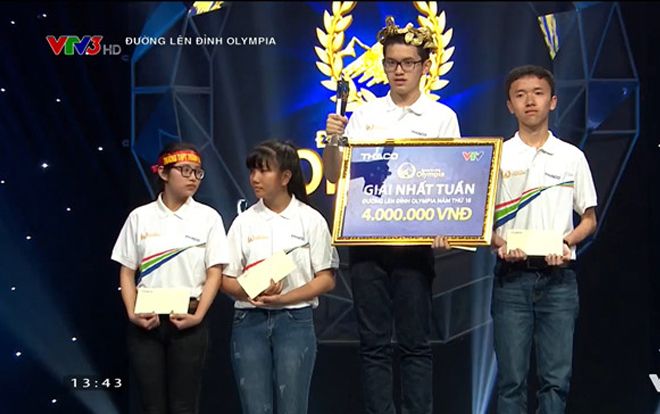 Nam sinh xác lập kỷ lục mới của ‘Đường lên đỉnh Olympia’ sau 17 năm