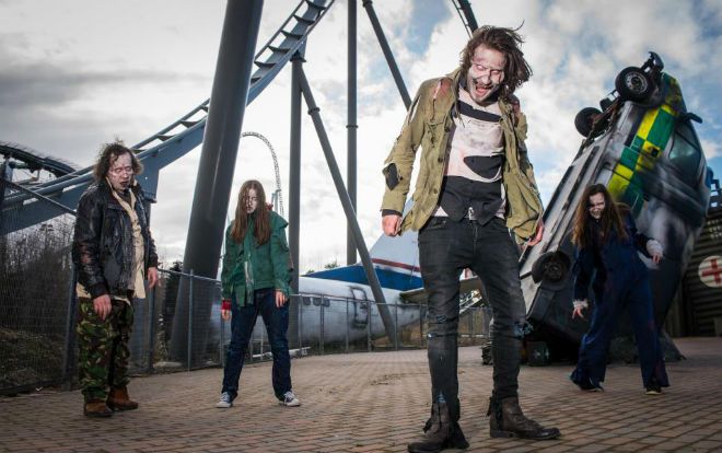 ‘Tàu lượn zombie’ giúp hành khách sạc pin điện thoại bằng tiếng thét