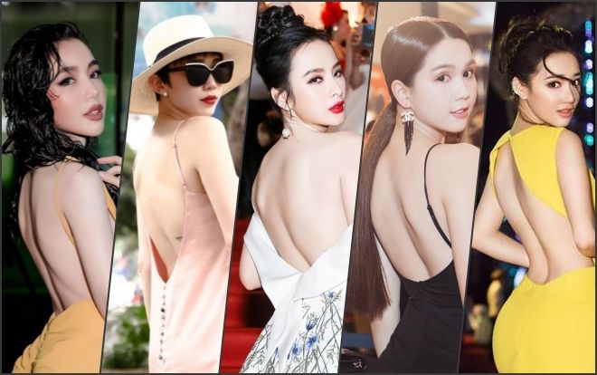 Khi sao Việt khoe lưng trần: Ai gợi cảm hơn?