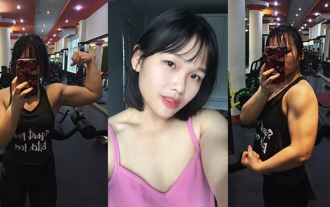 'Búp bê lực sĩ' 17 tuổi sở hữu cơ bắp cuồn cuộn với mức tạ 110 kg khiến nhiều người choáng váng