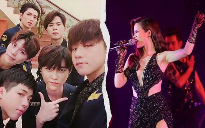 Đông Nhi hóa nàng tiên cá, Uni5 lịch lãm tại bán kết Hoa hậu biển Việt Nam toàn cầu