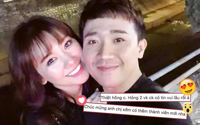 Fan ‘vỡ oà’ trước thông tin vợ chồng Trấn Thành - Hari Won ‘có tin vui’