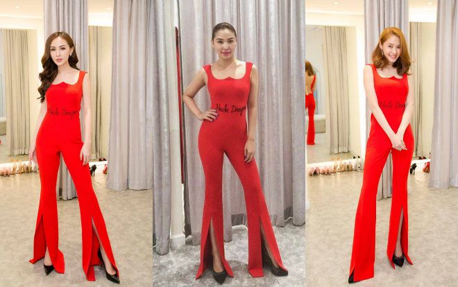 Bộ ba người đẹp Linh Chi - Quỳnh Thư - Kelly 'gian lận' chiều cao thành công chỉ nhờ một thiết kế