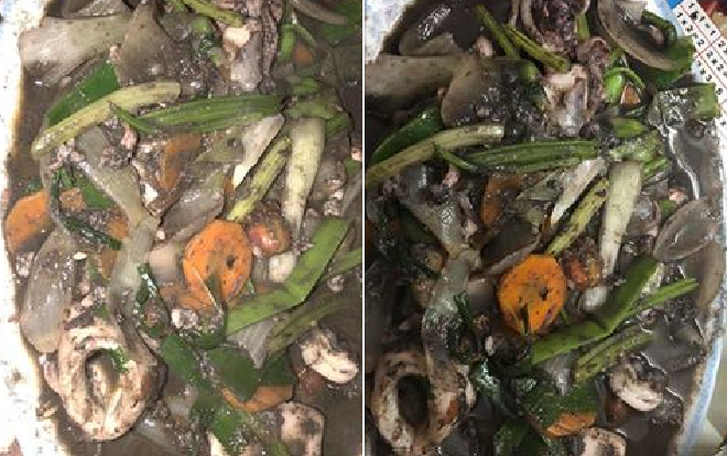 Dân mạng cười té ghế với cô nàng quê ở biển xung phong vào bếp chế… 'thịt mực xào hắc ám'