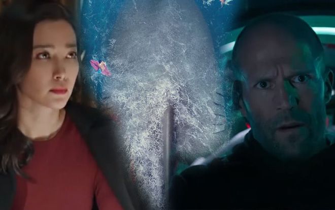Jason Statham ra biển tiêu diệt cá mập khổng lồ Megalodon cùng Lý Băng Băng trong trailer 'The Meg'