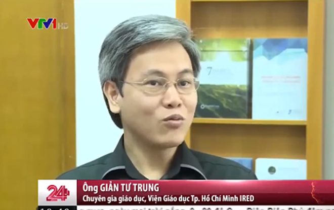 Chuyên gia giáo dục Giản Tư Trung: 'Doanh nghiệp không quan trọng bằng cấp, chỉ cần người có nghề'