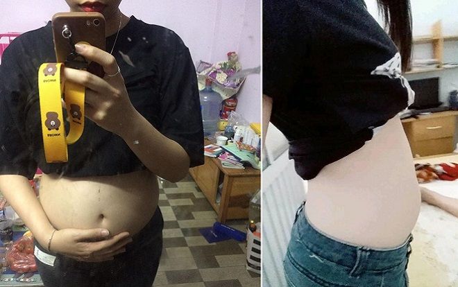 Khi các cô gái khoe bụng bầu 'mãi không đẻ': 'Con tớ giới tính trà sữa, bánh tráng trộn và bún vịt…'