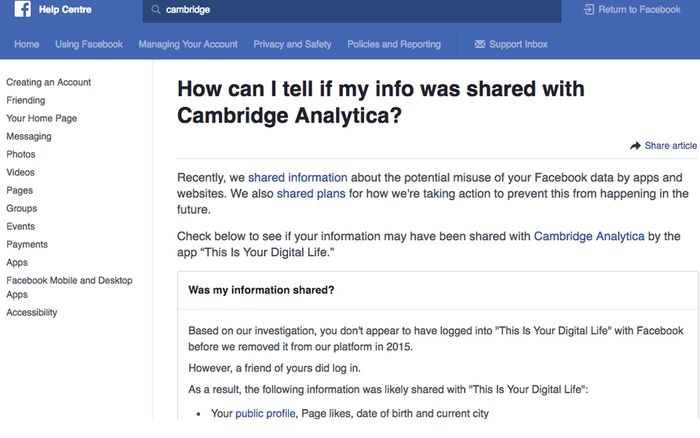Nửa triệu người Việt bị rò rỉ thông tin Facebook, đây là cách để kiểm tra bạn có không