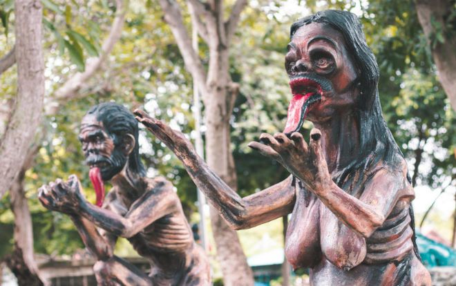 Khu vườn địa ngục ở Thái Lan hút khách du lịch