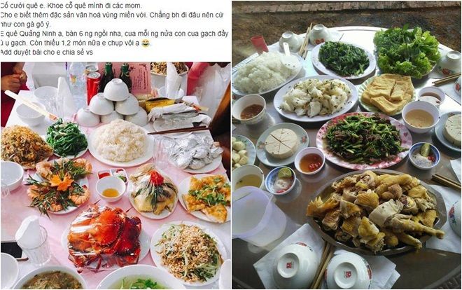 Gái Quảng Ninh khoe cỗ cưới toàn hải sản sang chảnh, dân tình 'rần rần'xem cỗ cưới đoán quê