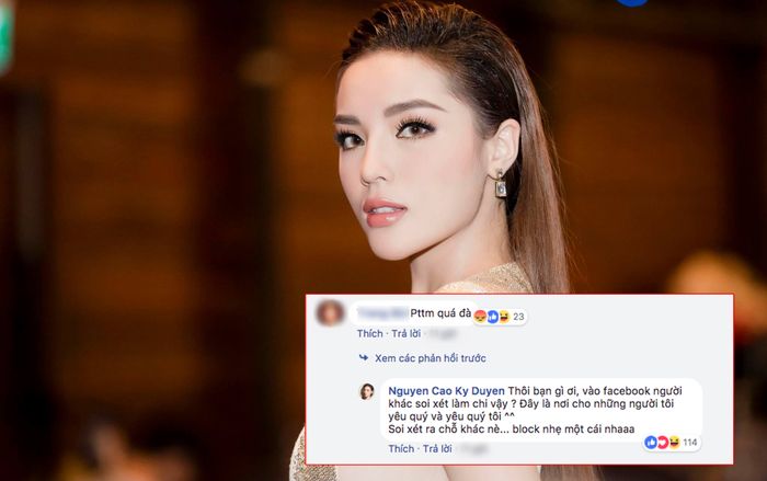 Kỳ Duyên thẳng thừng 'block' khi bị antifan nhận xét 'dao kéo' quá đà