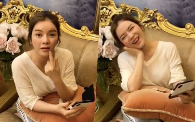 Hậu tin đồn bị bắt, Lý Nhã Kỳ livestream phản bác cực khéo khiến fan thích thú