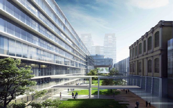 Phối cảnh trung tâm hành chính của TP HCM trong tương lai