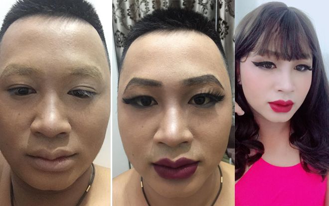 Khi bạn là con trai nhưng có niềm đam mê make up, thì thành phẩm sẽ ra thế này đây!