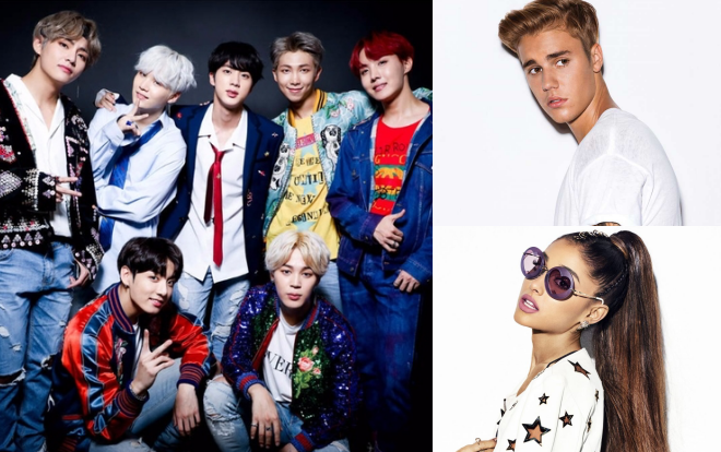 Billboard Music Awards 2018: BTS có lặp lại kỳ tích lần nữa trước Justin Bieber, Ariana?