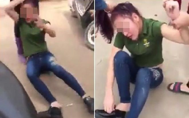 Cặp kè với 'chồng người ta' còn dám thách thức vợ, bồ nhí bị 'dạy dỗ' ngay giữa đường