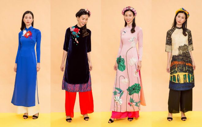 Bộ sưu tập áo dài 'nhìn là mê mặc là thích' của Thủy Nguyễn tiếp tục được trình làng