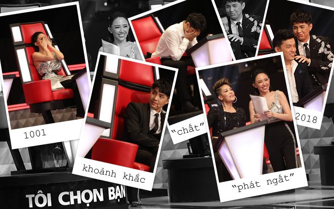 1001 khoảnh khắc từ 'thần thánh' đến… không đỡ nổi trên 'ghế nóng' The Voice 2018