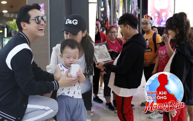 Hứa Vĩ Văn - Kỳ Duyên giúp em bé đi lạc tìm mẹ, 'Xìn - Ri' được fan tặng quà độc