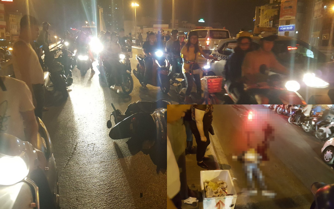 Đâm vào cột điện trên cầu vượt, nam thanh niên tử vong