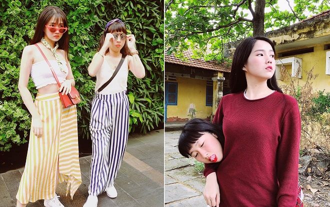Nhìn Trang Hý và Trinh Xíu chơi cùng nhau, cô gái nào cũng muốn có một tình bạn 'lệch pha' như thế