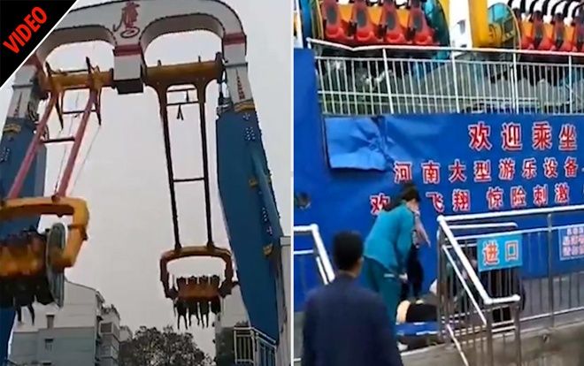 Chơi trò mạo hiểm, du khách bị hất văng xuống đất đến tử vong